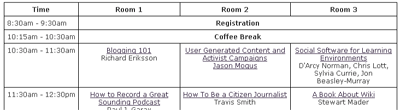 Northern Voice Scheduling Grid Clip